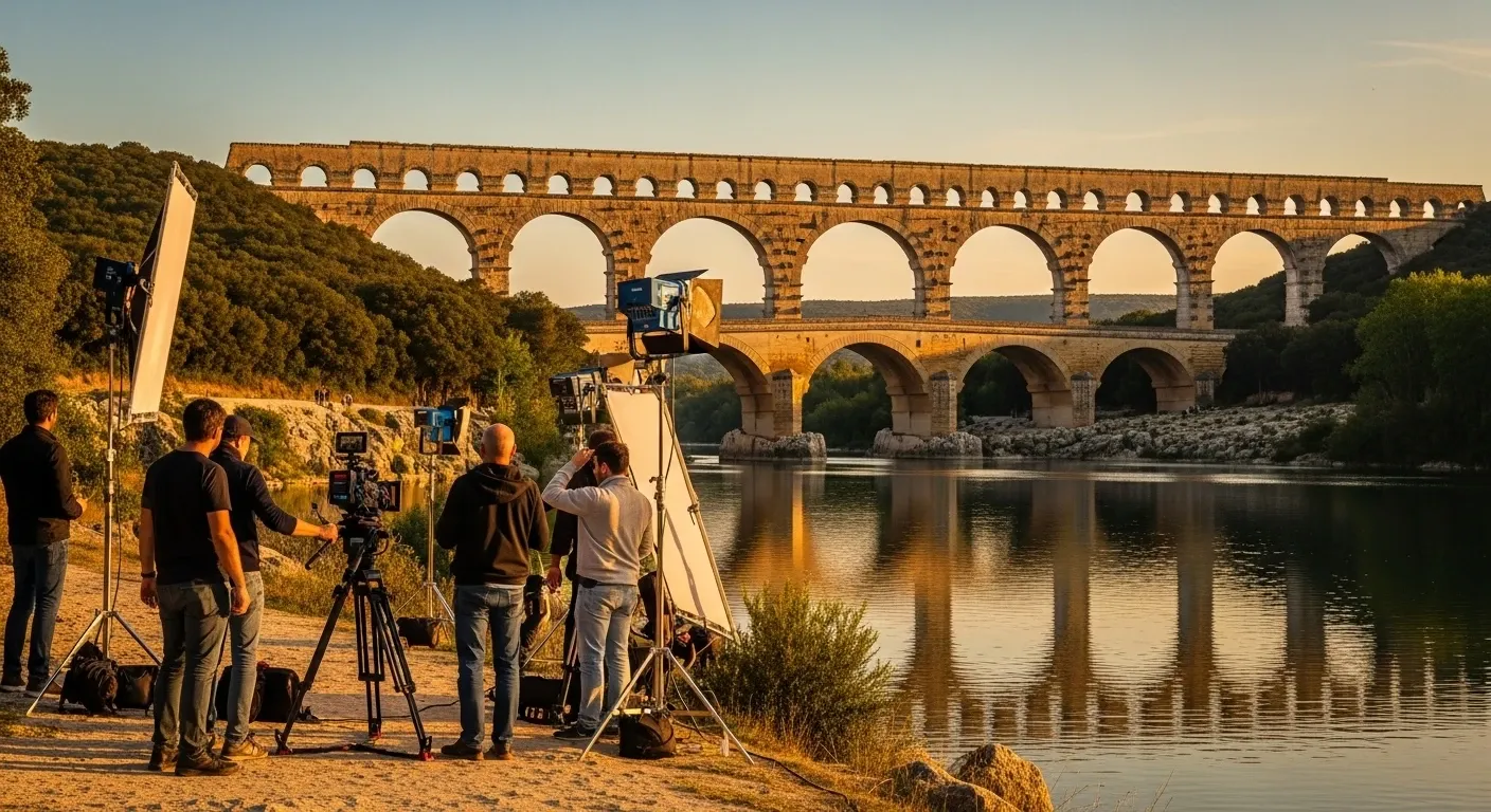 Pont du Gard Aqueduct - filming location in France