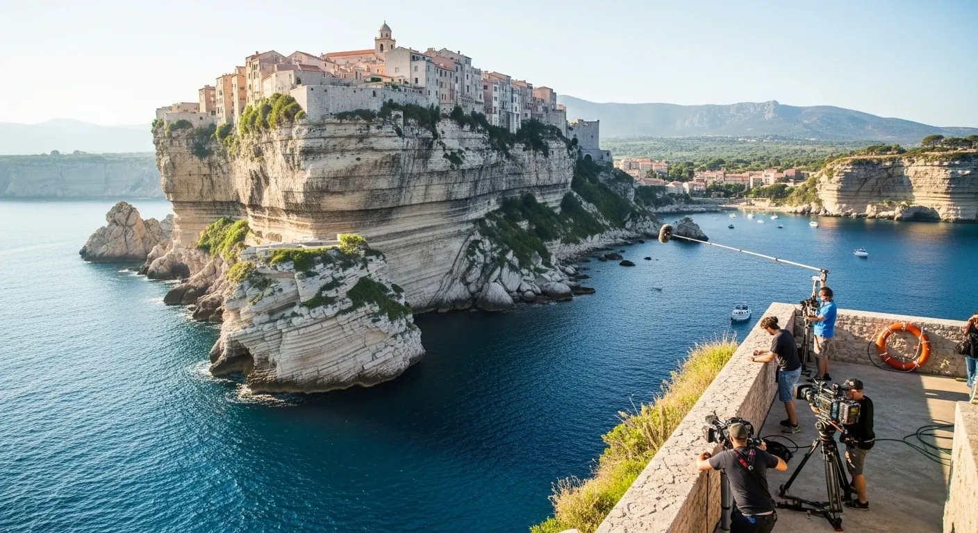 Corsica Bonifacio Cliffs - filming location in France